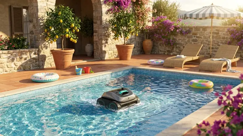Robot Pulitore per Piscine con Bambini